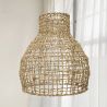 Rattan Ceiling Lamp - Boho Bali Design Pendant Lamp - Lan image 7