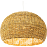 Buy Hanging Lamp Boho Bali Style Natural Rattan - Kim Natural wood 60034 in the Europe