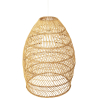 Buy Hanging Lamp Boho Bali Style Natural Rattan - 50 cm - Poung Natural wood 60036 at Privatefloor