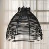 Black Rattan Ceiling Lamp - Boho Bali Design Pendant Lamp - Gian image 7
