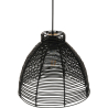Buy Black Rattan Ceiling Lamp - Boho Bali Design Pendant Lamp - Gian Black 60037 at Privatefloor
