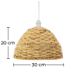 Buy Seagrass Ceiling Lamp - Boho Bali Design Pendant Lamp - Ngu Natural wood 60038 with a guarantee