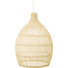 Buy Rattan Ceiling Lamp - Boho Bali Design Pendant Lamp - Bay Natural wood 60039 - in the EU