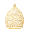 Buy Rattan Ceiling Lamp - Boho Bali Design Pendant Lamp - Bay Natural wood 60039 at Privatefloor