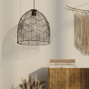 Buy Black Rattan Ceiling Lamp - Boho Bali Design Pendant Lamp - Le Black 60040 at Privatefloor