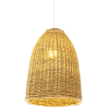Buy Rattan Ceiling Lamp - Boho Bali Style Pendant Lamp - Lie Natural wood 60041 - in the EU
