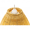 Buy Hanging Lamp Boho Bali Style Natural Rattan - Lie Natural wood 60041 home delivery