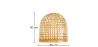 Bamboo Ceiling Lamp - Boho Bali Design Pendant Lamp - Thi image 7