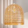 Bamboo Ceiling Lamp - Boho Bali Design Pendant Lamp - Thi image 7