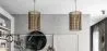 Rattan Ceiling Lamp - Boho Bali Design Pendant Lamp - An image 7