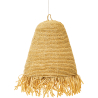 Buy Wicker Ceiling Lamp - Boho Bali Design Pendant Lamp - Thao Natural wood 60046 - in the EU