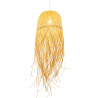Buy Ceiling Lamp with Bamboo - Boho Bali Design Pendant Lamp - Thow Natural wood 60048 - prices