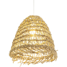 Buy Hanging Lamp Boho Bali Style Natural Rattan - Linei Natural wood 60049 - in the EU