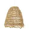 Buy Rattan Ceiling Lamp - Boho Bali Design Pendant Lamp - Linei Natural wood 60049 - prices