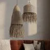 Raffia Ceiling Lamp - Boho Bali Design Pendant Lamp - Lanui image 7