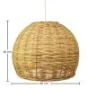 Rattan Ceiling Lamp - Boho Bali Design Pendant Lamp - Paon image 7