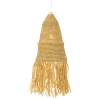 Buy Hanging Lamp Boho Bali Style Natural Raffia - Uoc Natural wood 60052 - in the EU