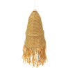 Buy Raffia Ceiling Lamp - Boho Bali Design Pendant Lamp - Uoc Natural wood 60052 Home delivery
