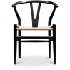Buy Pack of 2 Wooden Dining Chairs - Scandinavian Style - Wish Black 60062 - in the EU