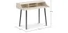 Wooden Desk - Scandinavian Design - Torkel + Designer Office Chair - Joan image 7