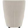Buy White boucle ​armchair - upholstered - Carla White 60071 with a guarantee