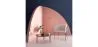 Armchair with Armrests - Upholstered in Bouclé Fabric - Miusen image 7