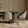Buy Velvet upholstered accent chair - Wasda Light grey 60076 home delivery