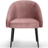Buy Design Armchair - Upholstered in Velvet - Wasda Pink 60076 - in the EU