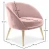 Design Armchair - Upholstered in Velvet - Pimba image 7