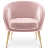 Buy Design Armchair - Upholstered in Velvet - Pimba Light Pink 60077 - in the EU