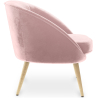 Buy Design Armchair - Upholstered in Velvet - Pimba Light Pink 60077 in the Europe