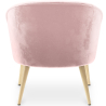 Buy Design Armchair - Upholstered in Velvet - Pimba Light Pink 60077 with a guarantee