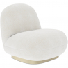 Buy Bouclé fabric upholstered armchair - Larry White 60078 Home delivery