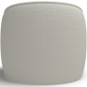 Buy White boucle armchair - upholstered - Seral White 60080 - in the EU