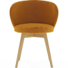 Buy Velvet upholstered dining chair - Yuna  Yellow 60081 at Privatefloor