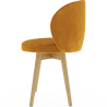 Buy Velvet upholstered dining chair - Yuna  Yellow 60081 with a guarantee