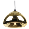 Buy Designer Ceiling Lamp - Chrome Metal Pendant Lamp - 18cm - Nullify Gold 51886 at Privatefloor