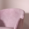 Buy Velvet upholstered rocking armchair - Freia  Light Pink 60082 - prices