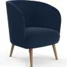 Design Armchair - Upholstered in Velvet - Krenda image 7