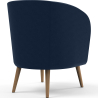 Buy Velvet upholstered armchair - Krenda  Dark blue 60083 at Privatefloor