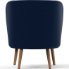 Buy Velvet upholstered armchair - Krenda  Dark blue 60083 in the Europe