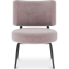 Buy Velvet Upholstered Armchair - Jerna Light Pink 60085 - prices