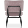 Buy Velvet Upholstered Armchair - Jerna Light Pink 60085 Home delivery