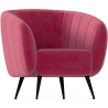 Buy Armchair with Armrests - Upholstered in Velvet - Nuba Cognac 60086 - in the EU