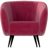 Buy Armchair with Armrests - Upholstered in Velvet - Nuba Cognac 60086 at Privatefloor