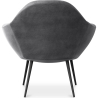 Buy Velvet upholstered armchair - Dena Dark grey 60087 in the Europe
