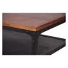 Vintage industrial coffee table metal image 7
