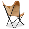 Buy Butterfly Chair - Premium Leather Brown 27808 in the Europe