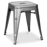 Buy Industrial Design Bar Stool - Steel - 45 cm - Stylix Silver 99927809 in the Europe