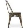 Dining Chair - Industrial Design - Steel and Wood - New Edition - Stylix image 7
